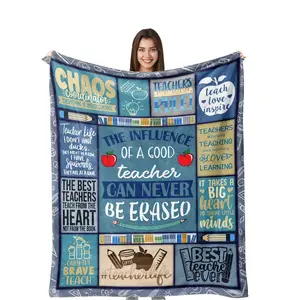 1pc 280g Teacher Gifts, Teacher Appreciation Gifts, Teacher Gifts for Women/Men, Best Teacher Gifts, Teacher's Day Gifts, Teacher Retirement Gifts for Women, for Teachers - Blanket