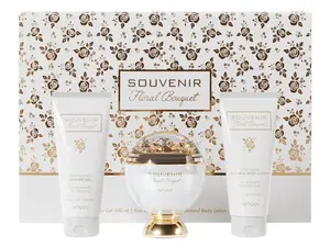Afnan Souvenir Floral Bouquet Perfume Gift Set for Women's  – A Blooming Paradise of Elegance
