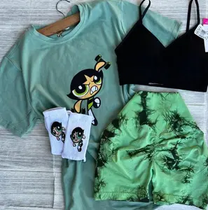 Only the shirt is for sale Y2K Powerpuff Girl Tee, Cool Cartoon Style, Retro Vibes, Oversized Fit, Youth Adult I
