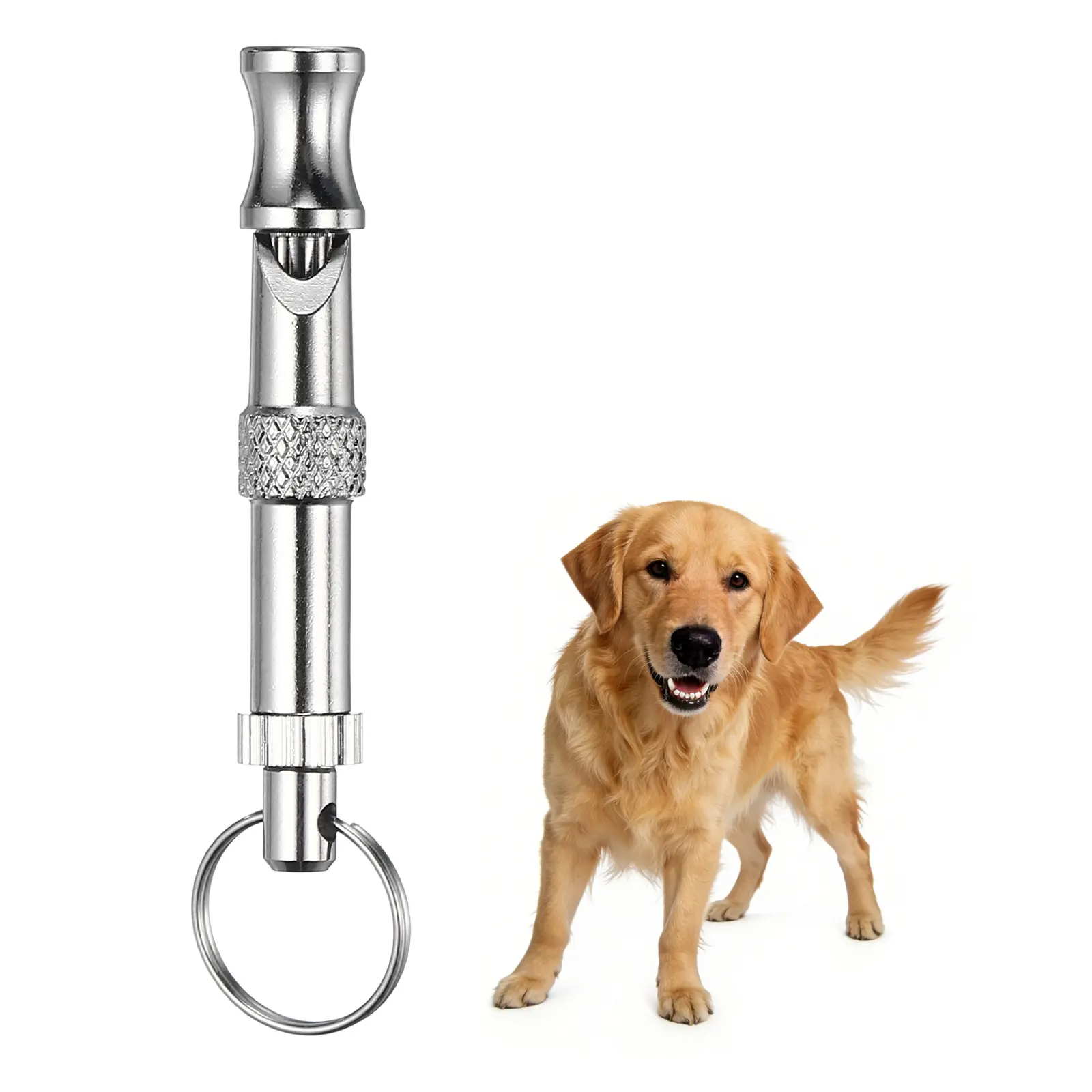 PETAXCELL Dog Whistle, Metal Dog Training Whistles to Stop Barking, Portable Adjustable Ultrasonic Silent Pet Barking Stopper, Intended for Pet Training/ Recall Control