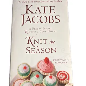 Kate Jacobs Knit the Season - A Friday Night Knitting Club Novel - First Time in Paperback - Knitwear & Comfort for Women - Tops, Womenswear