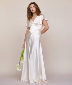 The Britta Dress | Pearl Silk