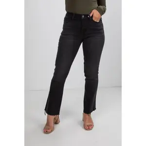 Skylar Black High-Rise Bootcut Jeans