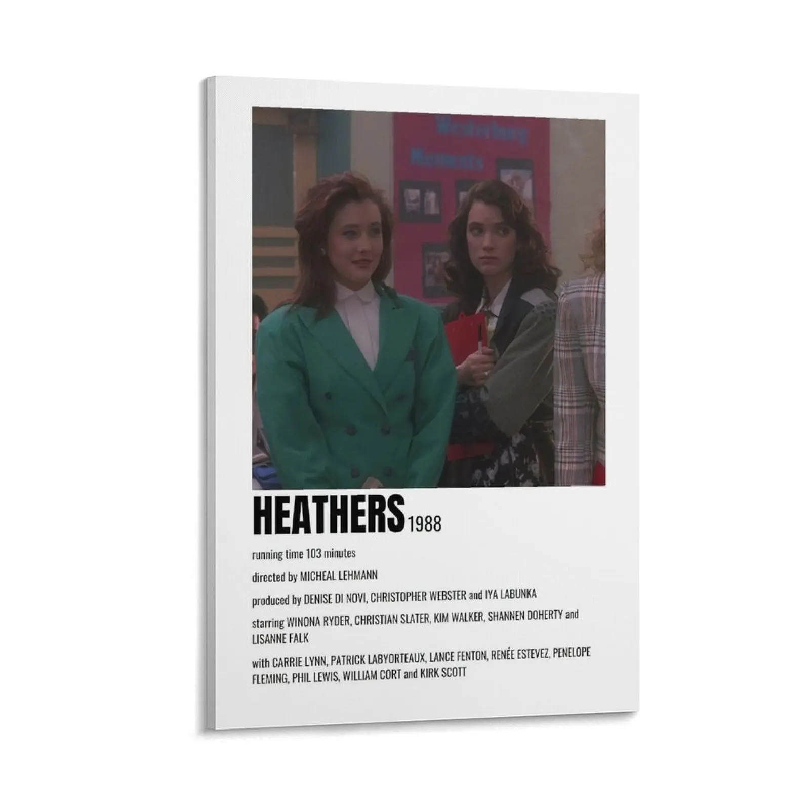 Decorate with Heathers Classic Movie Posters—canvas Prints Perfect for Sports Rooms, Offices, Or Bedrooms. Canvas Poster Bedroom Decor Sports Landscape Office Room Decor Gift Frames Ornaments Wall Decoration