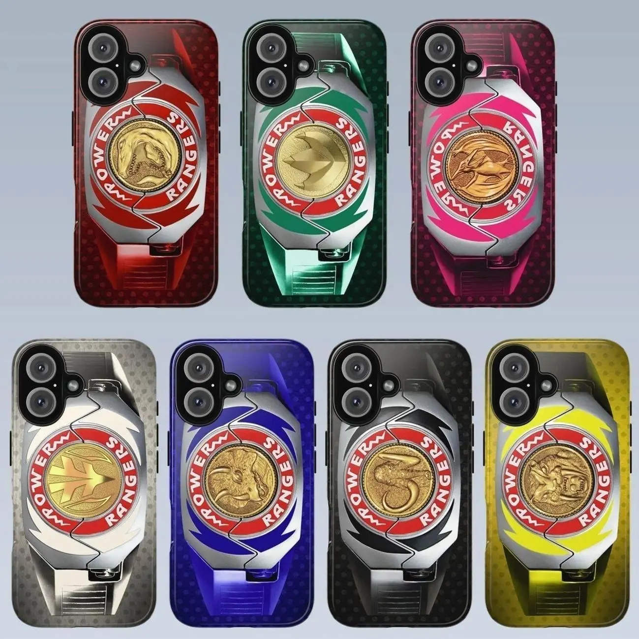 MM Power Rang3rs Morpher Phone Case Collection | Iconic 90s Hero Suit Designs for iPhone 16 15 Galaxy S25 | Perfect Retro Fan Gift