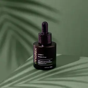 Phoilex Liverty Oral Drops Serums Skin Repair with Vitamins Antioxidants & MCT Oil for Healthy Skin from Within