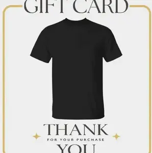 Gift Card Shirt, Thank You for Your Purchase Tee, Customer Appreciation T-Shirt
