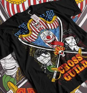 Buggy One Piece ,  Anime Unisex Tshirt All Sizes