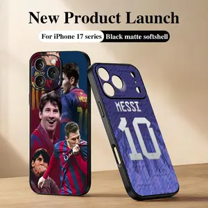 Lionel Messi  Phone Case Soft black Protective Shockproof Cover Accessories For iPhone17 16 16e 15 14 13 12Plus Mini Pro Max