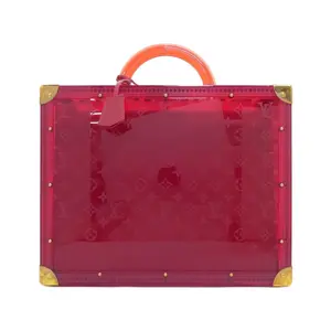 Pre-owned Louis Vuitton Glass Tote Bags Monogram Cotteville Lunettes Acrylic Trunk
