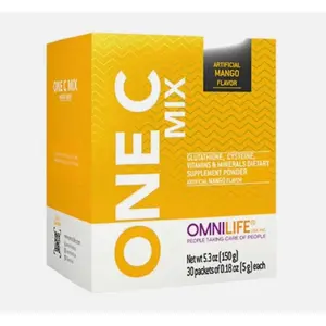 OML ONE C MIX | Mango Flavor | 5.3 oz | Dietary Supplement Powder | Boosts Immune System & Skin Health | 30 Packets