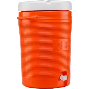 10 Gallon Water Cooler Jug with Spout, Insulated Beverage Dispenser with Fixed Side Handles, Durable Portable Water Jug for Camping, Parties, and Outdoor Events