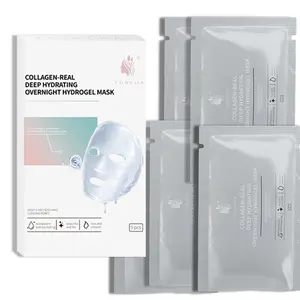 YUWEHA Collagen & Hyaluronic Acid Mask, Deep Hydrating Face Mask, Face Care Product collagen face mask Hydrate drg Moisturizing Facial