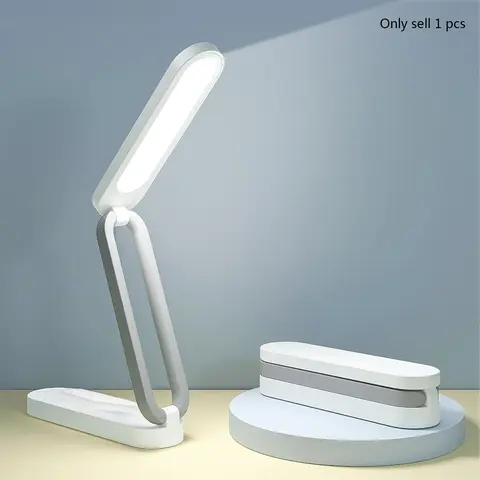 LED Desk Lamp, Desktop Light, Foldable Reading Light, Compact Design Portable Lighting, Adjustable Brightness, Ideal for Home & Office Use, Dimmable Desk Lamp