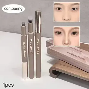 Dual-Ended Contour Pen with creamy texture, glides on smoothly, shapes and enhances facial features, defines nose and facial contours, beginner-friendly, a must-have for makeup enthusiasts