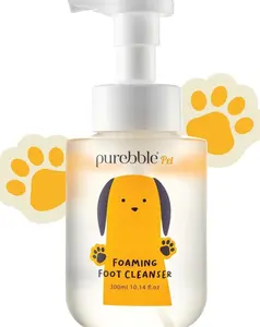 Pet Foaming Foot Paw Cleanser | Designed for All Types of Paw Washers | Dog Cleaning Supplies | Nourishing, Softening, Calming, Itch Reducing for Dog Paws | 300ml / 10.14 fl oz