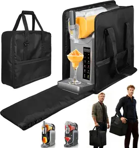 Carrying Bag for Ninja SLUSHi Slushie Machine FS300 Outdoor Frozen Drink Maker Travel Tote Portable Travel Bag Case Front-Opening Design Accessory Storage