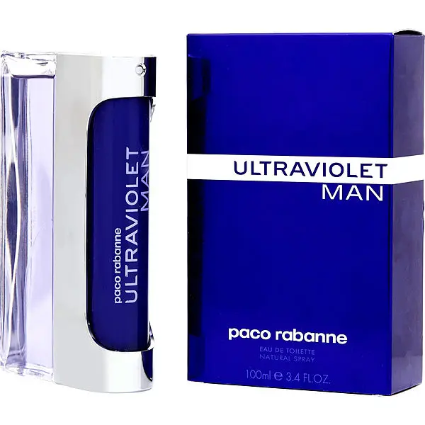 Paco Rabanne Ultraviolet for Men Eau de Toilette Spray, 3.4 Ounce