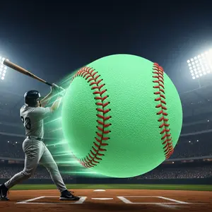 Light-Up Baseball for Night Games – Glow-in-the-Dark Outdoor Sports Ball – Perfect for Training, Evening Matches, and Recreational Play – Safe & Durable for Youth and Adults – Eye-Catching Luminous Ball for Baseball or Softball Practice