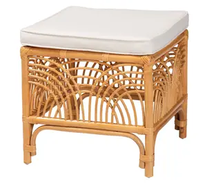 bali & pari Materra Natural Rattan Footstool bali & pari Materra Natural Rattan Footstool