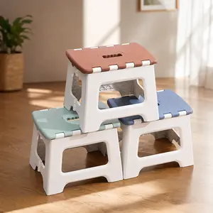 Portable and Stylish Office Stool, Foldable and Space-Saving Bench for Home and Work, Durable and Easy to Store - 1pc Home Office Furniture
