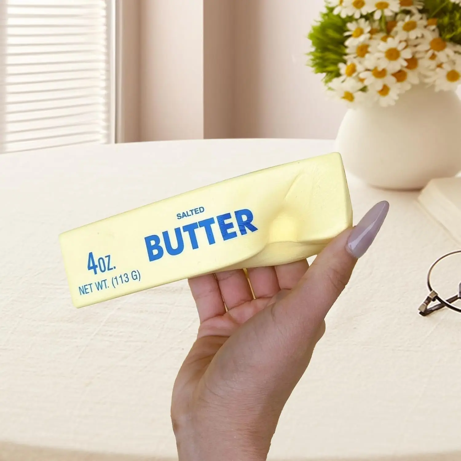 Butter-Soft Plush Toy, Cream-Colored Stick Doll with Butter Scent, Ideal for Play and Stress Relief, Soft Sensory Fidget, Perfect Gift for Various Occasions, Squishy Sensory Play, Sensory Fidget Squishies
