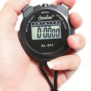 Professional Stopwatch XL-011 High-Reflectivity Polymer Digital Display Fitness Timer Counter Battery Powered Non-Rechargeable for Training & Fitness Tracking