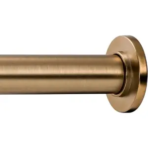 Tension Curtain Rod - Spring Tension Rod for Windows or Shower, 24 to 36 Inch. Warm