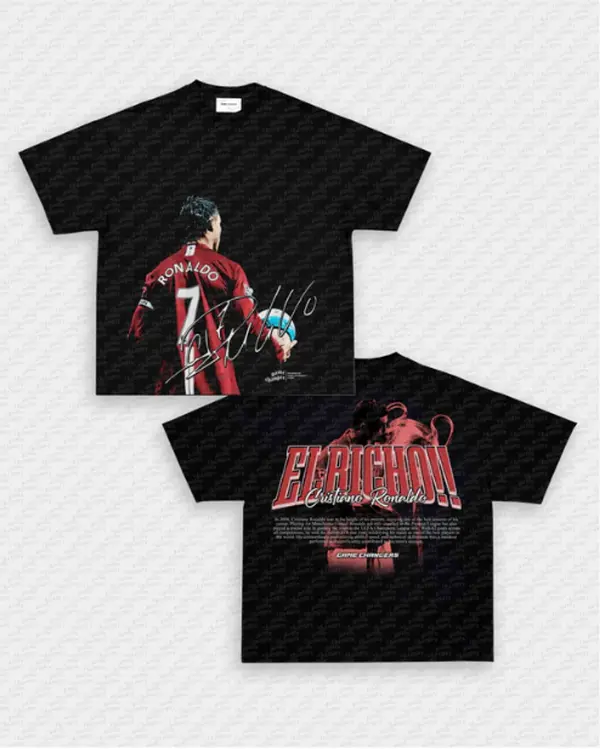 Ronaldo Shirt,El Bicho Tee, Graphic Sport T-shirt, Vintage Soccer Player Shirt ,Playoffs,Y2k , Soccer Apparel , Gift For Soccer Fans, Gift For him