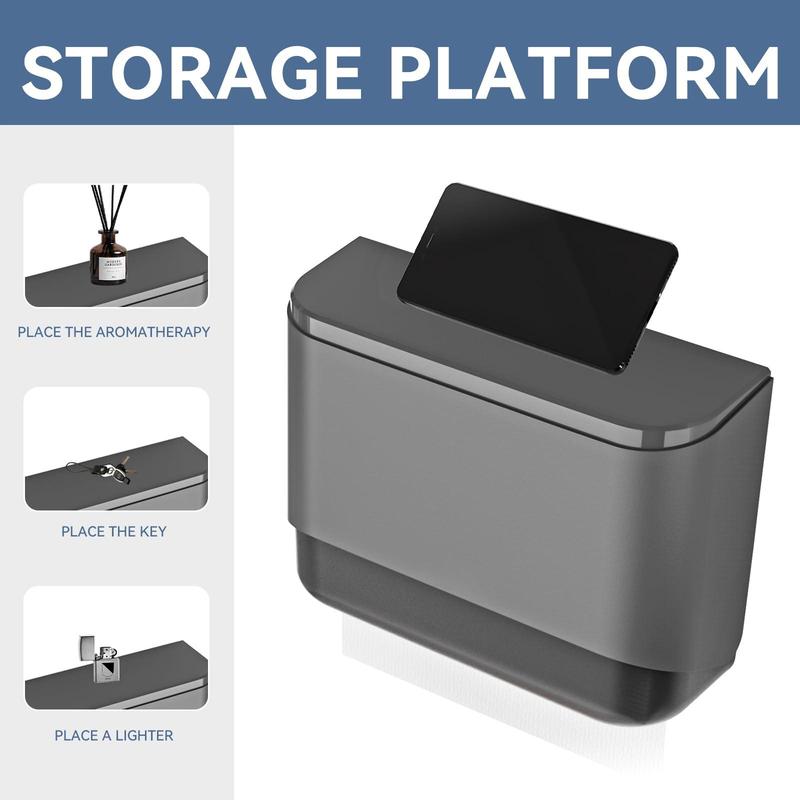 Waterproof Folded Paper Towel Holder Sanitary Safety Lockable For Hand Wiping Pw 08