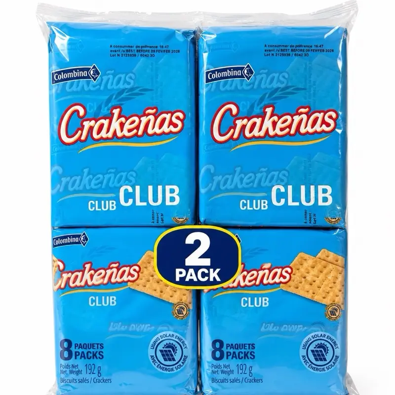 Crakeñas High Protein Crunchy Pretzel Snack, 2-Pack Plant-Based Gluten-Free Snack