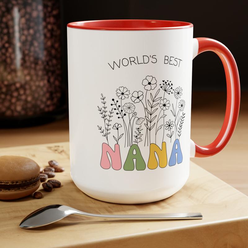 Nana Mug, Nana Gift Mug, Nana Mothers Day Gift, Gigi Mug, Gift Grandmother Mug, Garden's Nana Mug, Novelty Coffee Mug, Gifts For Grandmother Gigi, 11 15oz Ceramic Cup, Gifts For Birthday