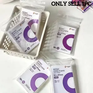 Clear Card Sleeves (50pcs/set), 3 Inch Photo Protector Sleeves, Photo Protector for Album, Binding Supplies for Home & Office & School