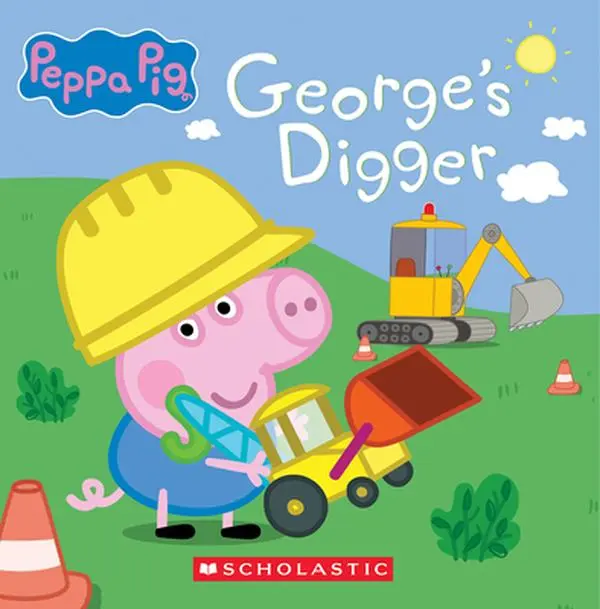 George's Digger (Peppa Pig 8x8 Storybook #40) -- Scholastic - Paperback