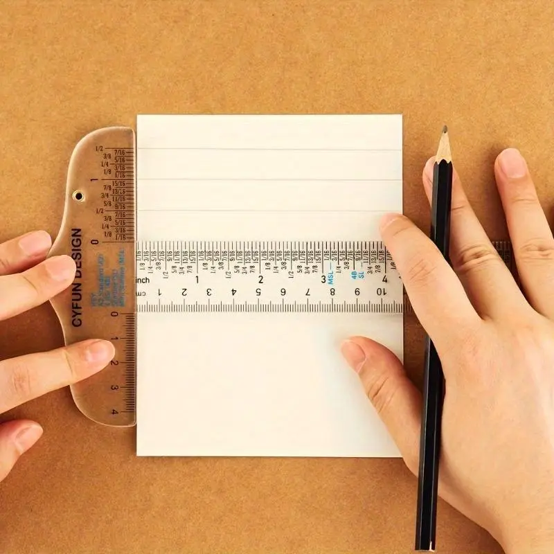 6-Inch Precision Acrylic T-Square Ruler, Perfect Alignment Tool for Crafting, Cardmaking & Scrapbooking 6-Inch Precision Acrylic T-Square Ruler, Perfect Alignment Tool for Crafting, Cardmaking & Scrapbooking
