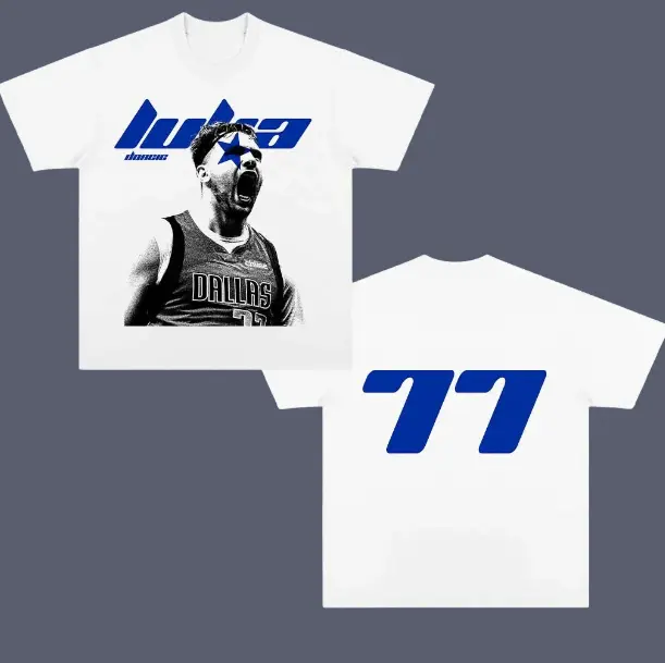 Y2k Luka Duncic Vintage Tee, Luka 2-Sided T-Shirt, Unisex Basketball Shirt, Hip Hop Graphic Tees, Menswear Womenswear Streetwear