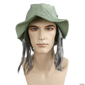Gnarly Party City Gray Hiker Wig