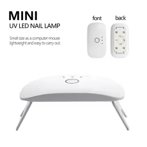 Mini Portable UV LED Nail Lamp 12W Power Dryer with 3 Timers for Salon-Quality Gel Polish Compact Ergonomic Skin-Safe Lightweight for Home & Professionals Drying Manicure Cuticles