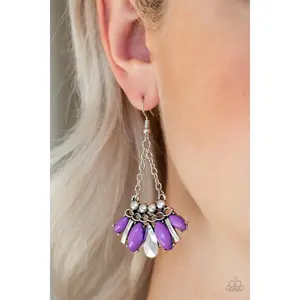 Terra Tribe Purple Earrings