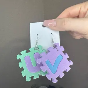 Foam mat earrings
