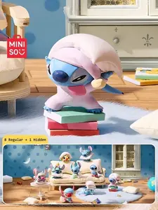 [Holiday Gift]Disney Official Stitch "Pillow Fight Series" Blind Box – Adorable Kawaii Collectible Figures, Mystery Surprise for Fans, Cozy Room Decor for Her