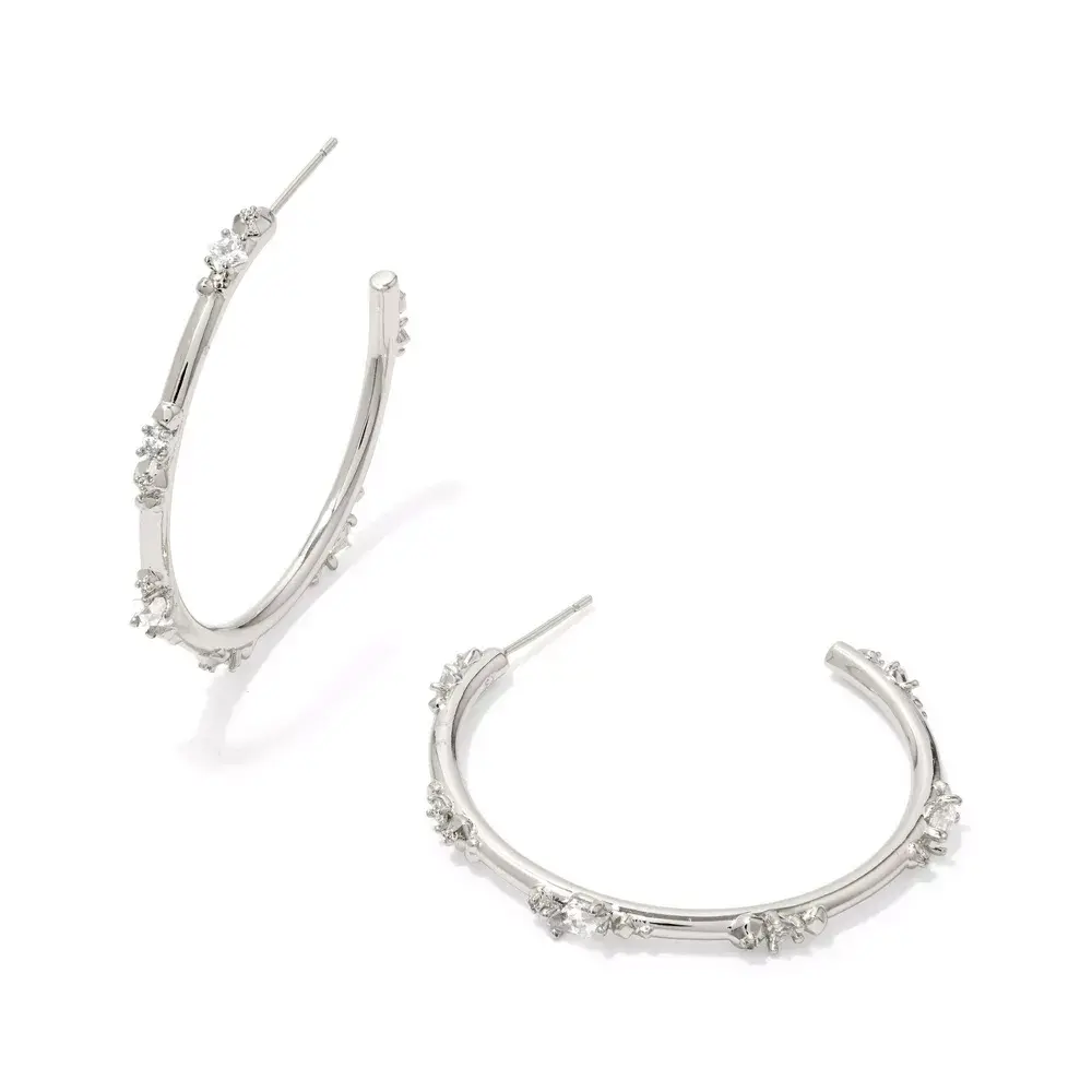 Kendra Scott Meridith Metal Hoop Earrings