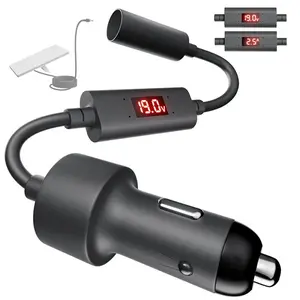 Pure Copper MINI Car Power Cord with DC Female Plug Waterproof Outdoor Use Boosts Voltage from 12-24V to 30V 2A for Enhanced Performance