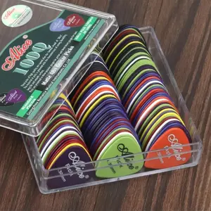 50-Piece Guitar Picks Set, Durable Abs Material, Multiple Colors, Suitable for Acoustic, Electric Guitar, and Bass