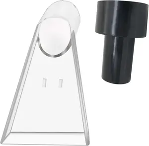 Shop Vac Extractor Attachment with 2-1/2" Adapter for Upholstery & Carpet Cleaning & Auto Detail, Clear  Nozzle Extraction Accessory for 10-20 Gal Wet/dry Vacuum Cleaners