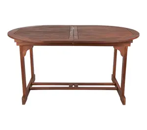 Northlight Oval Acacia Wood Folding Patio Dining Table