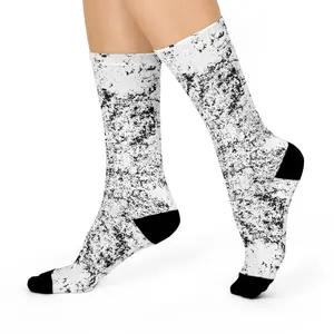 Distressed Cushioned Crew Socks