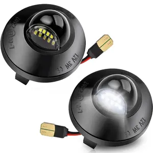 LED License Plate Lights for Ford F150 F250 F350 Super Duty Ranger Explorer Bronco Expedition Excursion 2Pcs 6000K White Rear Bumper Tag Light Assembly Replacement Waterproof Plug and Play