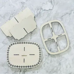 Wooden Organizer Bases-Rectangle 8x6 inches