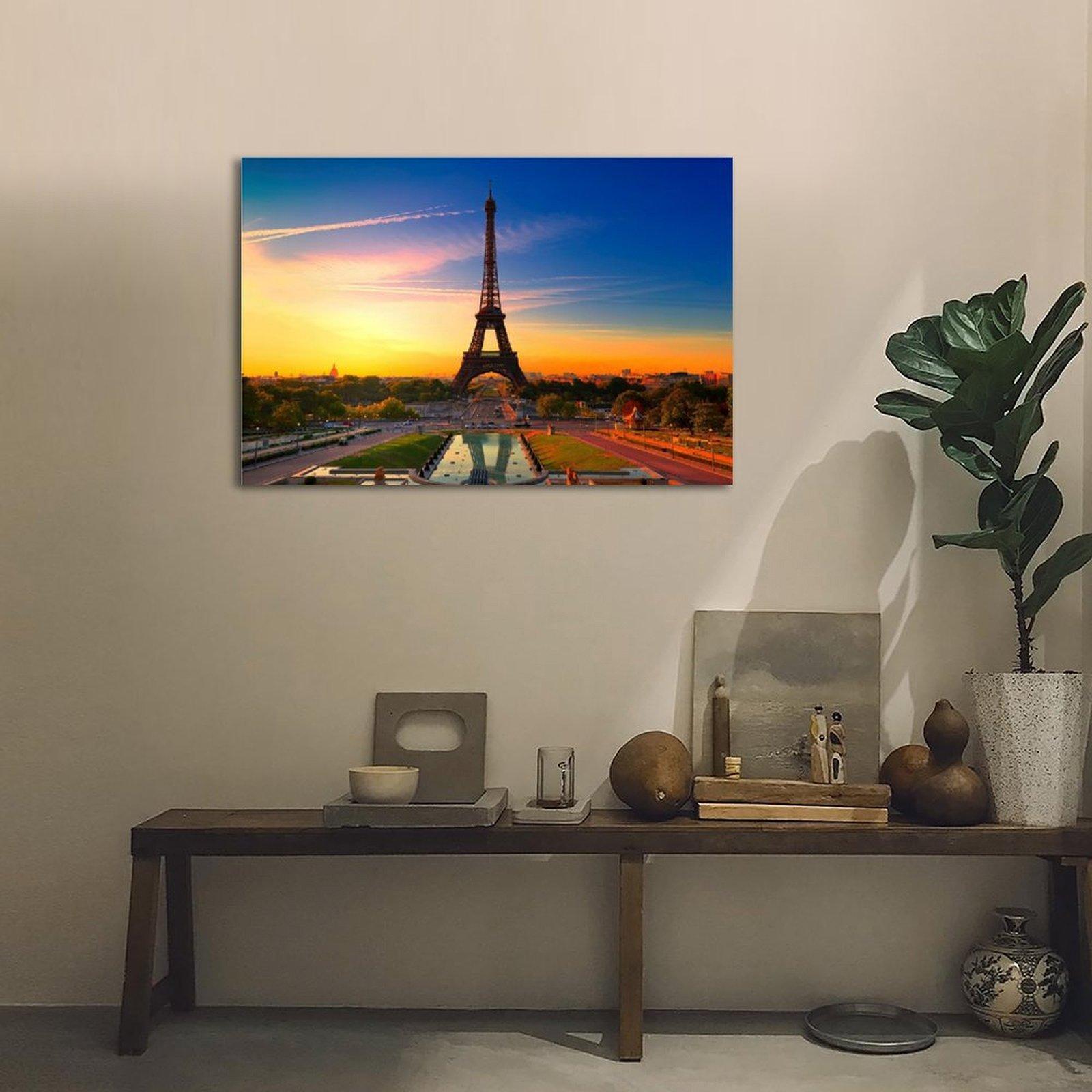 Scenic Poster  Paris  Tower Poster Decorative Painting Canvas Wall Art Picture Print Modern Family Bedroom Decor